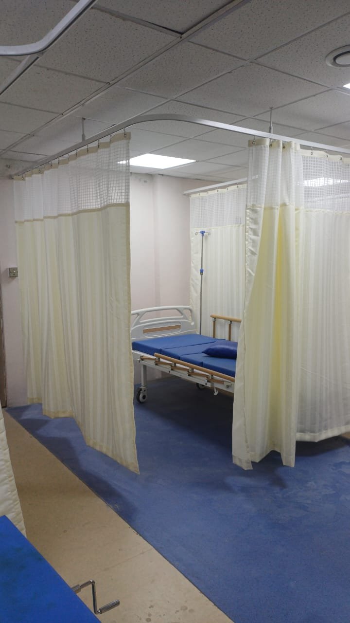 ICU Cubicle Setup – Cream